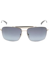Tommy Hilfiger - Double-Bridge Rectangle-Frame Sunglasses - Lyst
