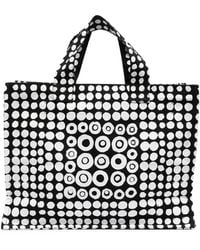 10 Corso Como - Motif Print Zip Tote Bag - Lyst