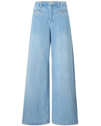 KARL LAGERFELD - Wide-Leg Jeans - Lyst