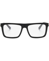 Gucci - Logo-Engraved Square-Frame Glasses - Lyst