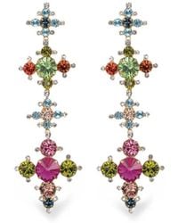 Jennifer Behr - Florencia Crystal-Embellished Drop Earrings - Lyst