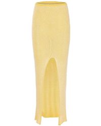 Paramidonna - Bruna Slit Skirt - Lyst