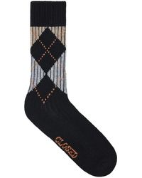 Closed - Argyle-Knit Socks - Lyst