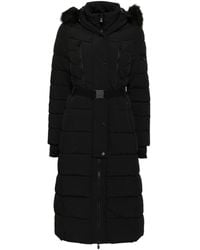 MICHAEL Michael Kors - Manteau Long Scuba À Taille Ceinturée - Lyst