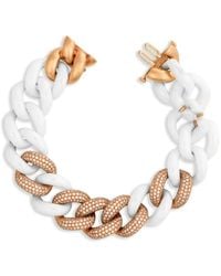 SHAY - 18K Rose Diamond 5 Pavé Bracelet - Lyst