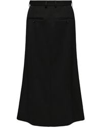 MM6 by Maison Martin Margiela - Virgin Wool-Blend Skirt - Lyst