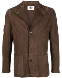 KIRED - Single-breasted Suede Blazer - Lyst