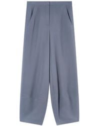 Giorgio Armani - Pleated Wide-Leg Trousers - Lyst