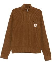 Carhartt - Ribbed Quarter-Zip Sweater - Lyst
