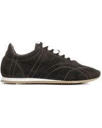 TOTEME - Suede Contrast-Stitch Sneakers - Lyst