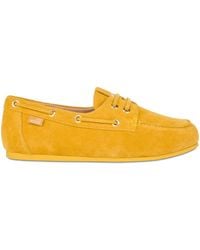 Love Moschino - Lace-Up Suede Loafers - Lyst