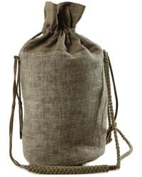 Ziggy Chen - Drawstring Braided-Strap Backpack - Lyst