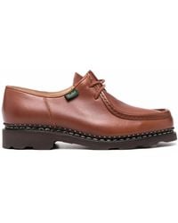 Paraboot - Lace-Up Leather Loafers - Lyst