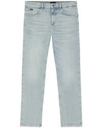 BOSS - Ogden Faded-Effect Straight-Fit Jeans - Lyst