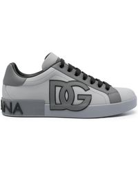 Dolce & Gabbana - | Sneakers 'Portofino' | male | GRIGIO | 42 - Lyst