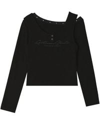 Musium Div. - Layered-Effect Stud-Embellished Top - Lyst