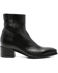 KING TARTUFOLI - 50Mm Leather Zipped Boots - Lyst