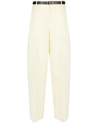 Jil Sander - High-waisted Flared Trousers - Lyst