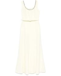 Roland Mouret - Embellished Heavy Cady Midi Dress - Lyst