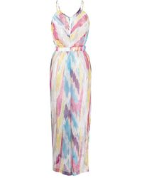Missoni - Striped Sleeveless Beach Dress - Lyst