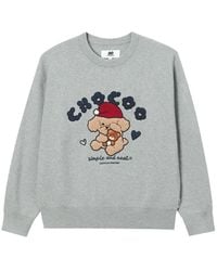 Chocoolate - Graphic-Patch Sweatshirt - Lyst