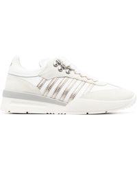 DSquared² - Striped Low-top Sneakers - Lyst