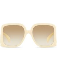Gucci - Interlocking-g Oversize-frame Sunglasses - Lyst