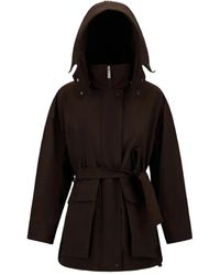 Herno - Jack Met Capuchon En Ceintuur - Lyst