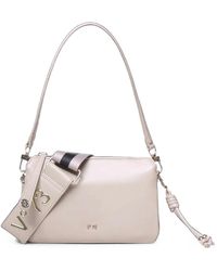 V73 - Tracollina Zircone Logo-Plaque Shoulder Bag - Lyst