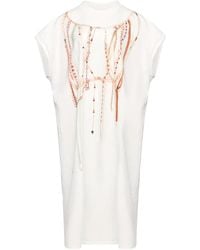 MM6 by Maison Martin Margiela - ビーズディテール マキシドレス - Lyst