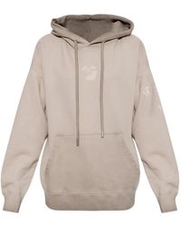 Off-White c/o Virgil Abloh - Logo-Print Oversized Hoodie - Lyst