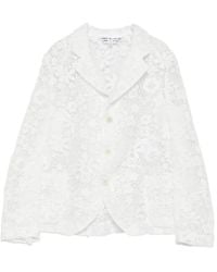 Comme des Garçons - Floral-Lace Blazer - Lyst