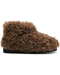 Stand Studio - Stiefel aus Faux Shearling - Lyst