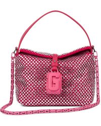 Gcds - Mini Mega Comma G-Lock Clutch Mit Kristallen - Lyst