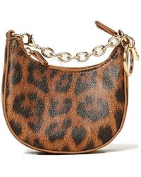 Twinset - Leopard-Print Chain Wallet - Lyst