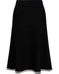 Karl Lagerfeld - Essential A-Line Skirt - Lyst