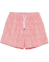 Fedeli - Madeira Printed Swim Shorts - Lyst