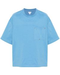 Bottega Veneta - Katoenen T-shirt Van Jersey Textuur - Lyst