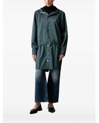 Rains - Hooded Press-Stud Parka - Lyst