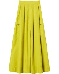 Twinset - Poplin Pleated Skirt - Lyst