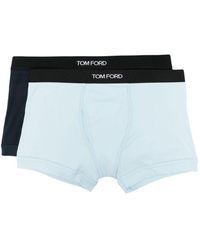 Tom Ford - Cotton-blend Boxers (pack Of Two) - Lyst