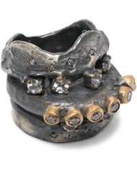 KUNDO - Ring Mit Nieten - Lyst