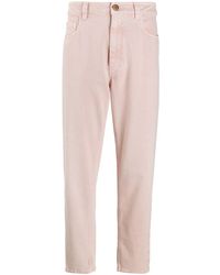 Brunello Cucinelli ハイウエスト クロップドパンツ - ピンク