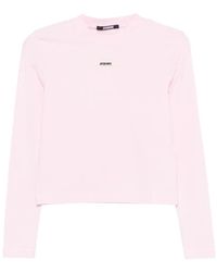 Jacquemus - Grosgrain Logo T Shirt - Lyst