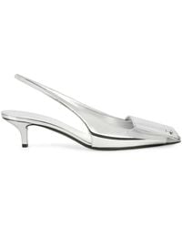 Courreges - 45Mm Sling-Back Pumps - Lyst