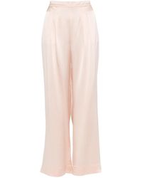 Eres - Event Pleated Silk Trousers - Lyst