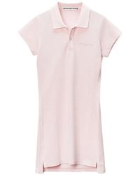 Alexander Wang - Crystal-Embellished Polo Dress - Lyst