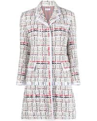 Thom Browne - Manteau À Simple Boutonnage - Lyst