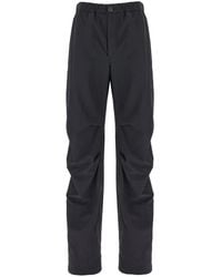 Ferragamo - Logo-Plaque Straight-Leg Trousers - Lyst