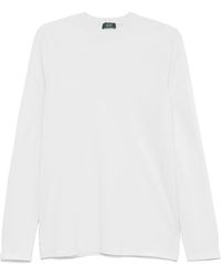 Zanone - Cotton T-Shirt - Lyst